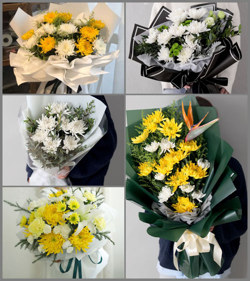 浙江省台州玉环县芦浦镇大坑村白事花束代送